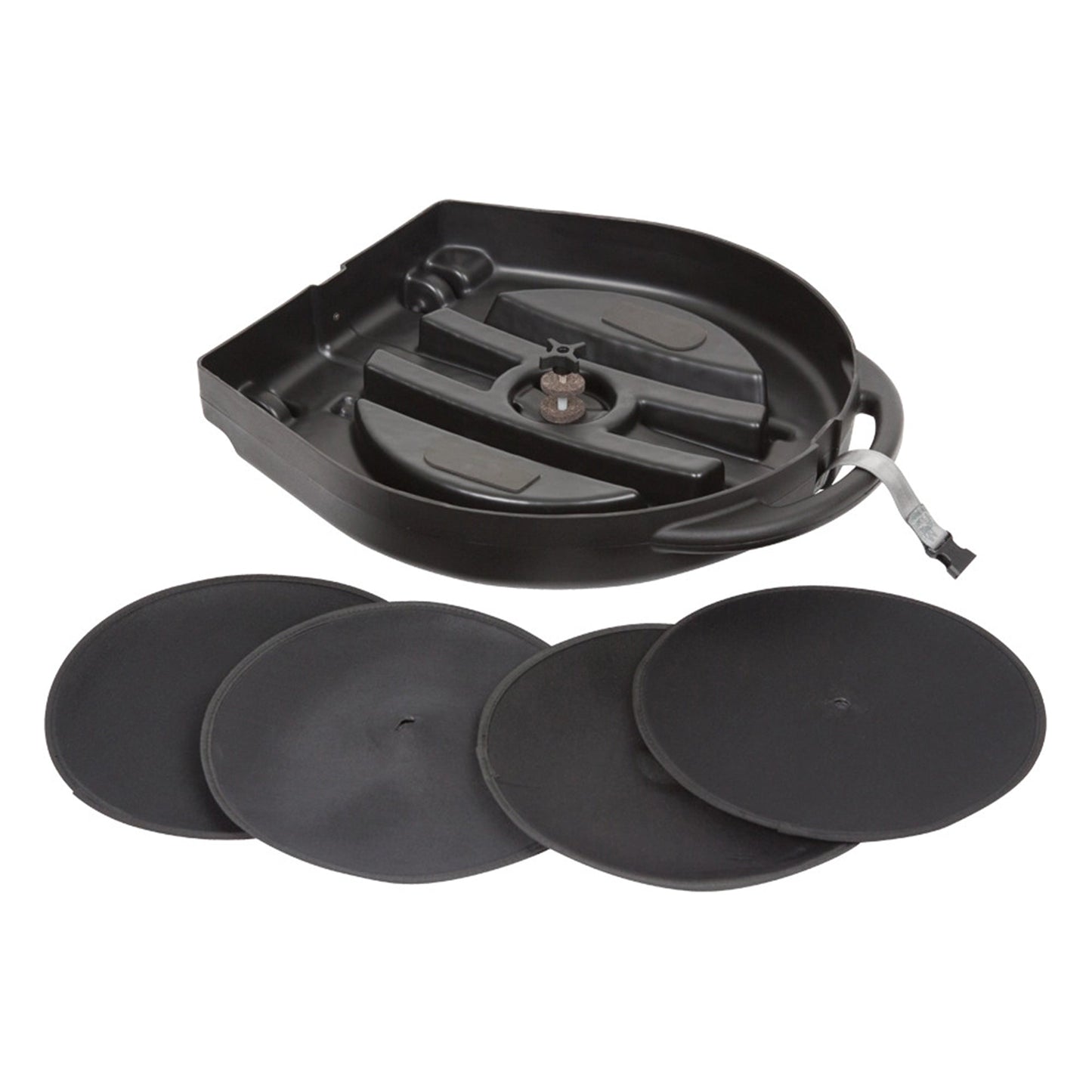 SKB ATA 24 Inch Cymbal Vault, Rolling Case with Handle, Wheels & Dividers, Black