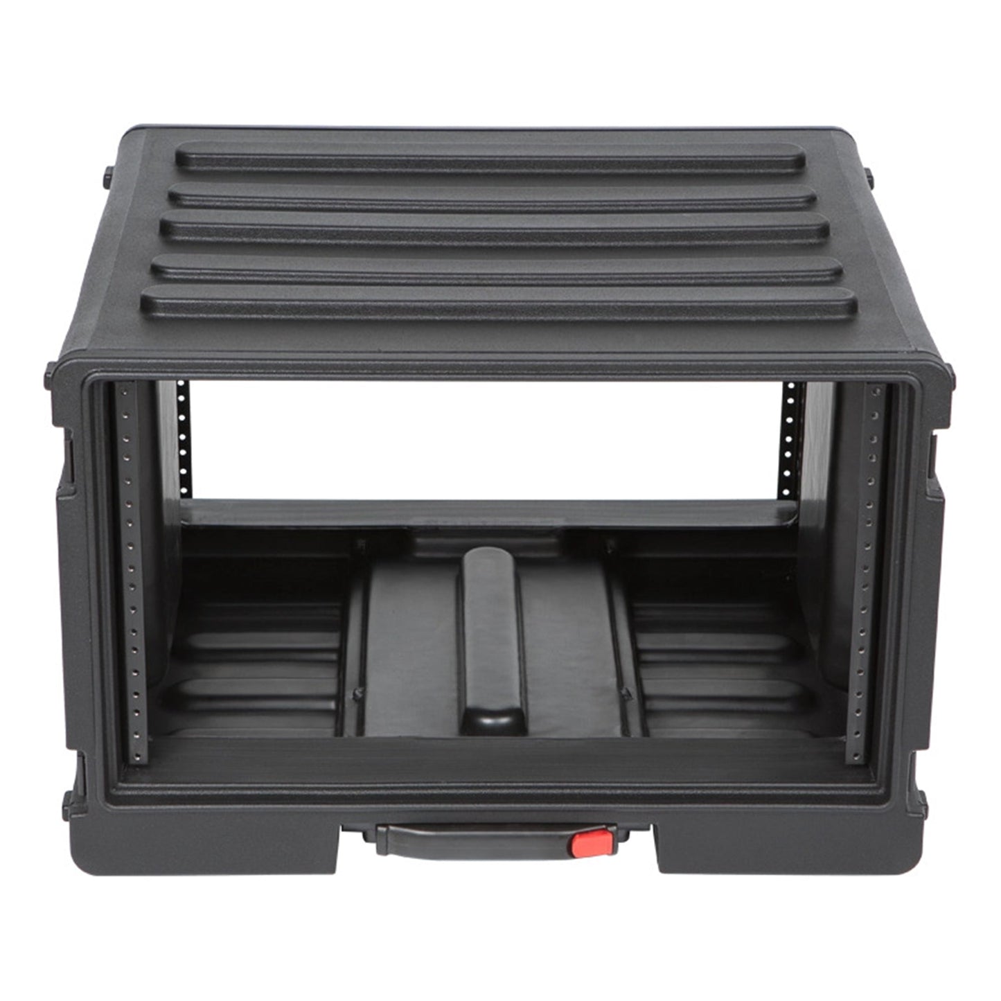 SKB 6U rSeries Rolling Rack with Integrated Back Wheels and 1-Touch Pull Handle