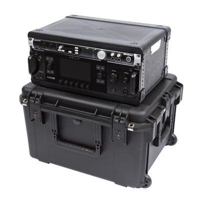 SKB 4U iSeries 13" Injection Molded Fly Rack with Built-In Wheels and Handle