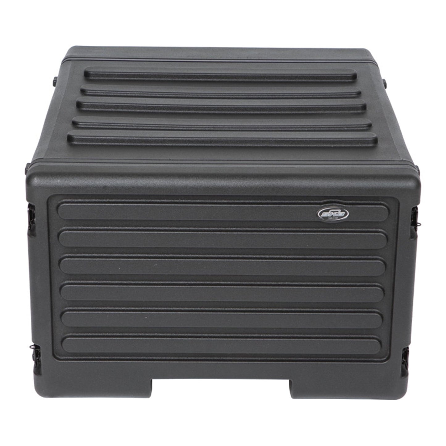 SKB 6U rSeries Rolling Rack with Integrated Back Wheels and 1-Touch Pull Handle
