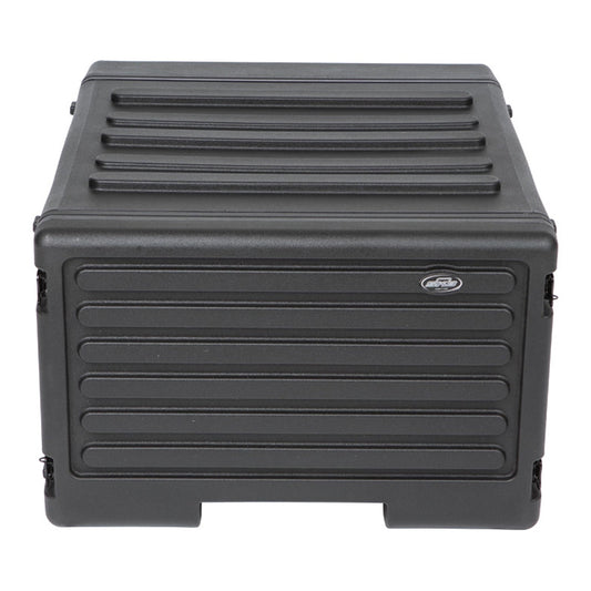 SKB 6U rSeries Rolling Rack with Integrated Back Wheels and 1-Touch Pull Handle