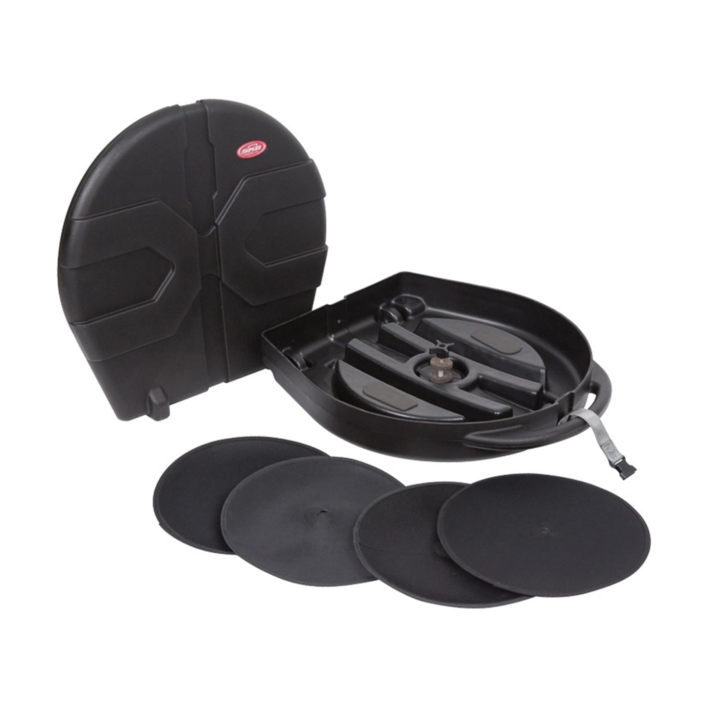 SKB ATA 24 Inch Cymbal Vault, Rolling Case with Handle, Wheels & Dividers, Black