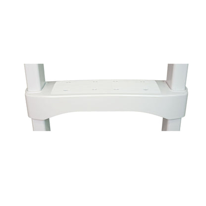 Vinyl Works 4 Step Ladder for 60 Inch Pool Walls w/ Swimming Pool Ladder Mat