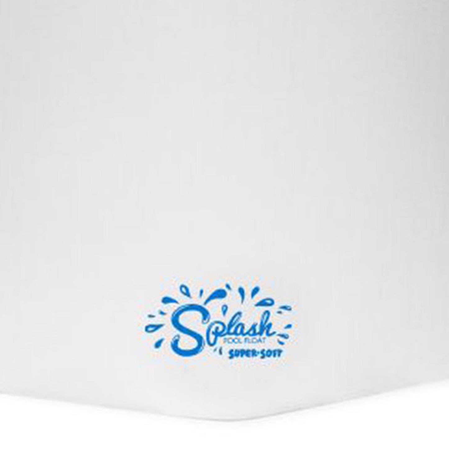 TRC Recreation Splash 1.25" Thick Foam Swimming Pool Float Lounger Mat, White