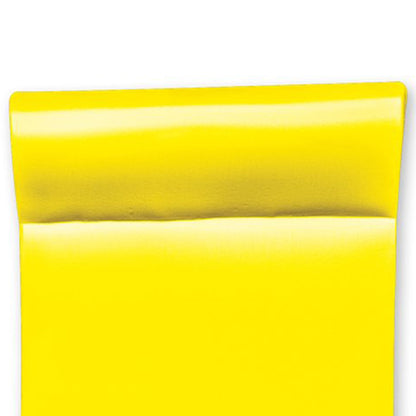 TRC Recreation Splash 1.25" Thick Foam Swimming Pool Float Lounger Mat, Yellow