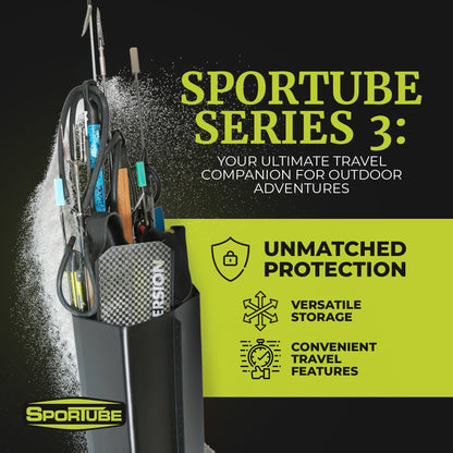 Sportube Series 3 Multi-Sport Travel Case for Snow Sports, Spearfishing, Golf