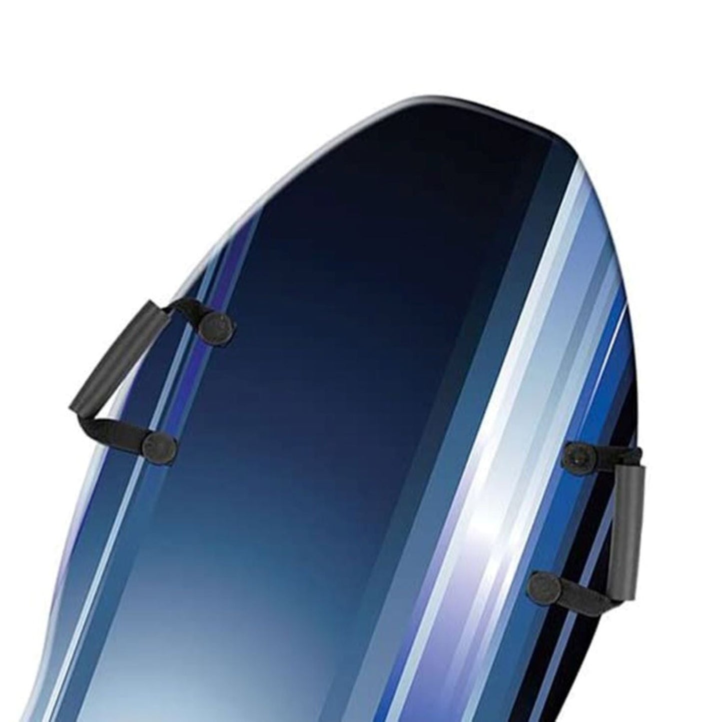 Slippery Racer Downhill Falcon Kids Foam Toboggan Snow Sled, Midnight Hologram