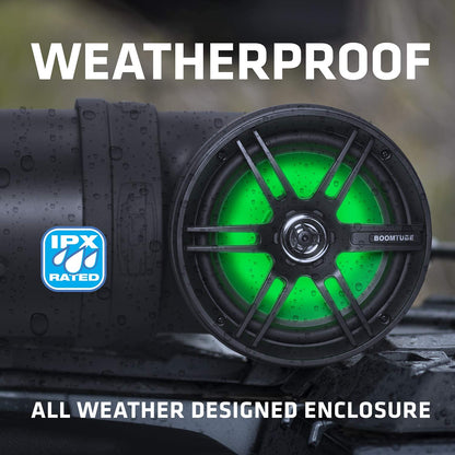 SOUNDSTORM BTB8L 8" 700W Bluetooth Amplified Marine/ATV Off Road Speaker System - Find Fresh Goods