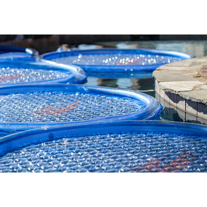 Solar Sun Rings UV Resistant Swimming Pool Spa Heater Circular Solar Cover, Blue