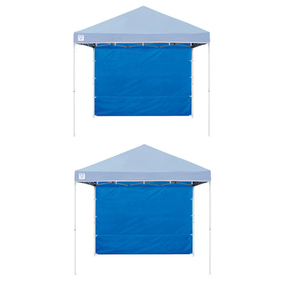 Z Shade 10ft Blue Everest Instant Canopy Tent Taffeta Sidewall Accessory(2 Pack)