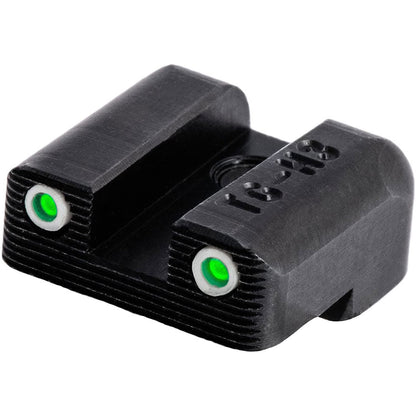 TruGlo Tritium Glow in the Dark Glock Pistol Handgun Sight Set, Glock 42 and 43