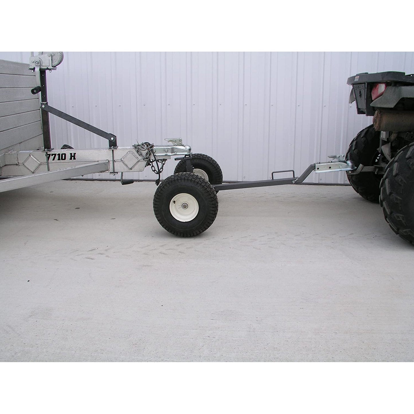 Tow Tuff TMD-800ATV Adjustable Solid Steel 800 Pound Capacity Trailer Dolly - Find Fresh Goods