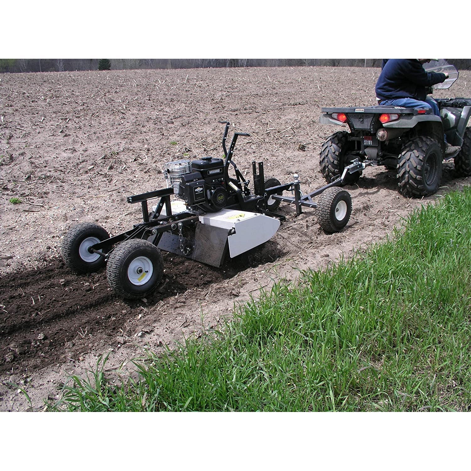 Tow Tuff TMD-800ATV Adjustable Solid Steel 800 Pound Capacity Trailer Dolly - Find Fresh Goods