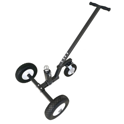 Tow Tuff TMD-800C Adjustable Solid Steel 800lb Capacity Trailer Dolly w/Caster - Find Fresh Goods