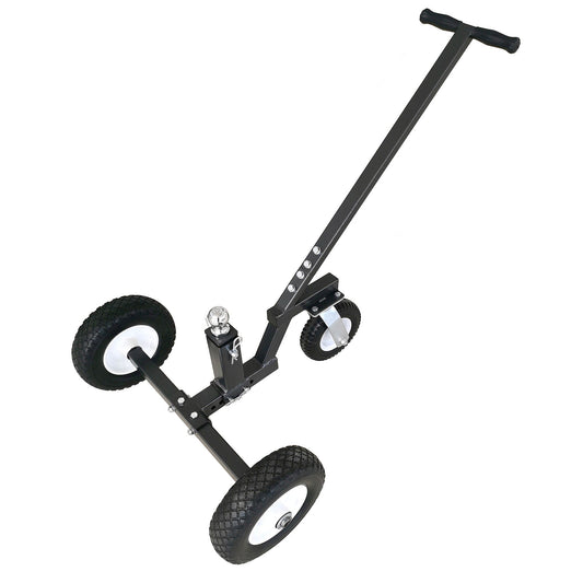 Tow Tuff TMD-800C Adjustable Solid Steel 800lb Capacity Trailer Dolly w/Caster - Find Fresh Goods