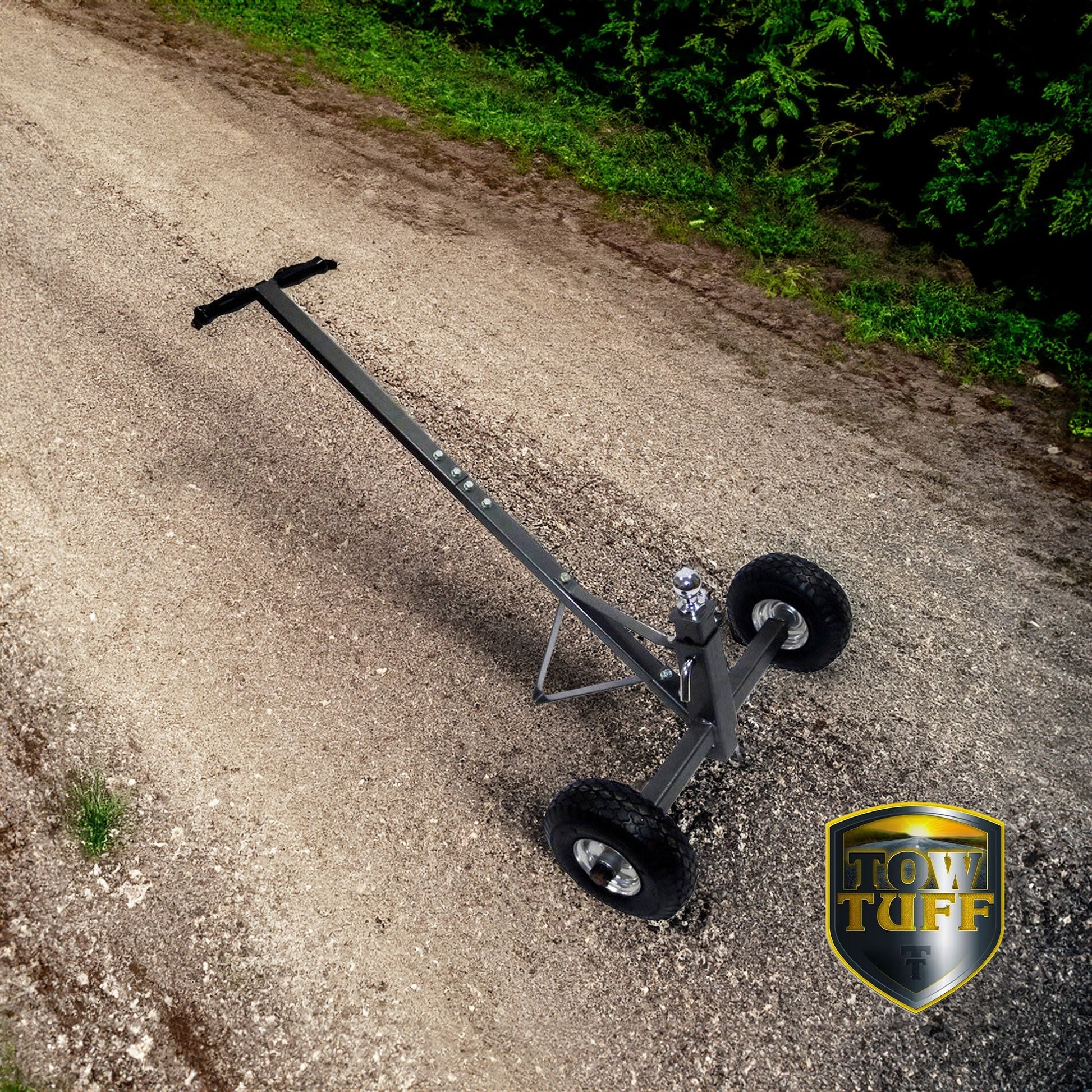 Tow Tuff TMD-600AFF Adjustable Solid Steel 600 Pound Capacity Trailer Dolly - Find Fresh Goods