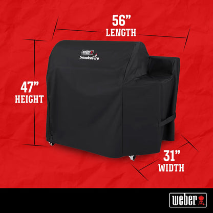 Weber SmokeFire Cover Compatible with SmokeFire EX6/EPX6/ELX6 Wood Pellet Grill