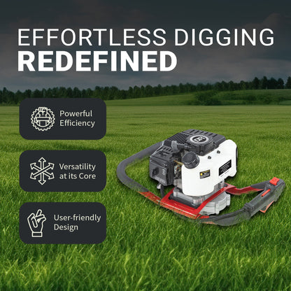 DR Power Premier Earth 52cc 2 Cycle Engine High Performance Auger Powerhead