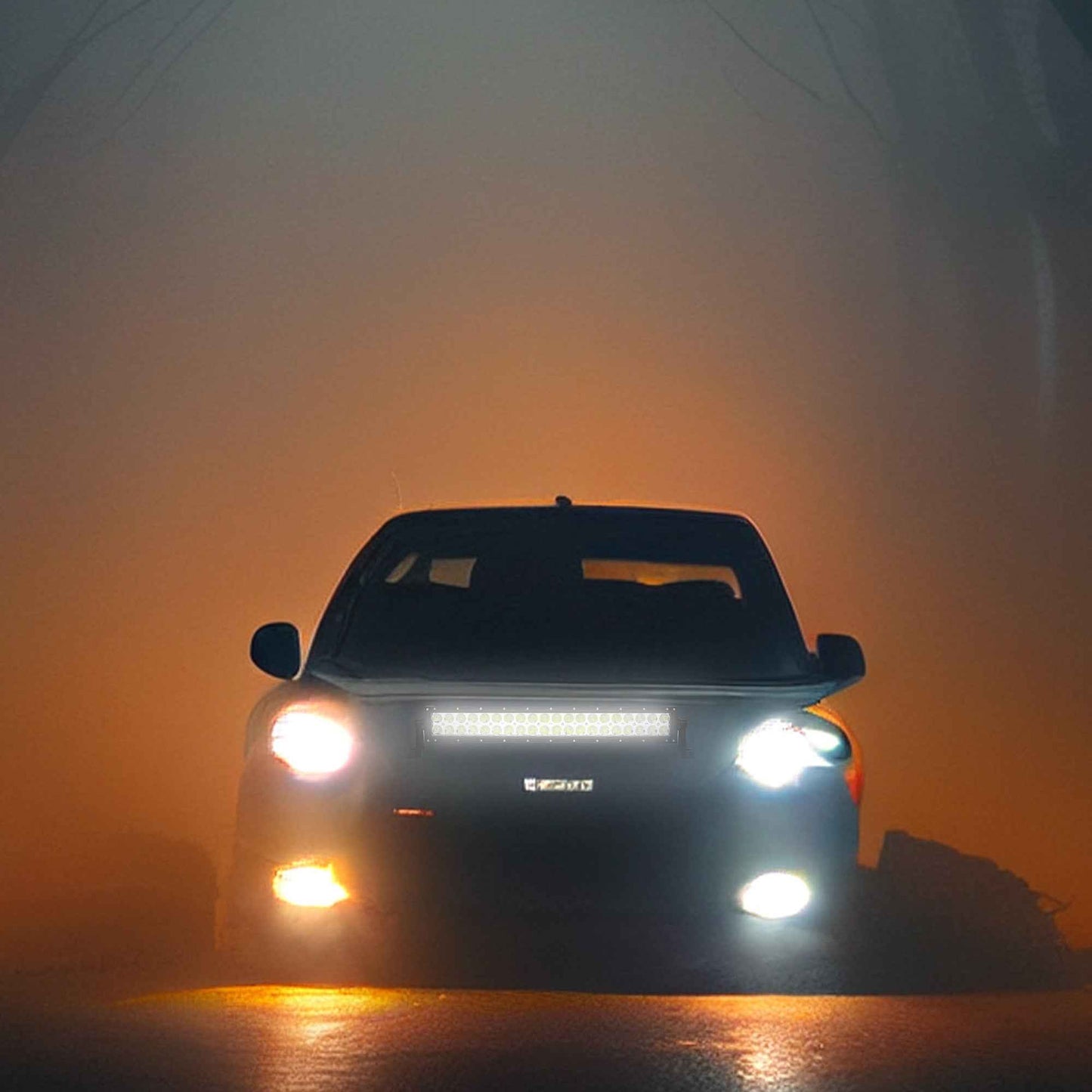 Pilot Automotive 21.5 Inch Waterproof Dual Row Light Bar with Aluminum Housing