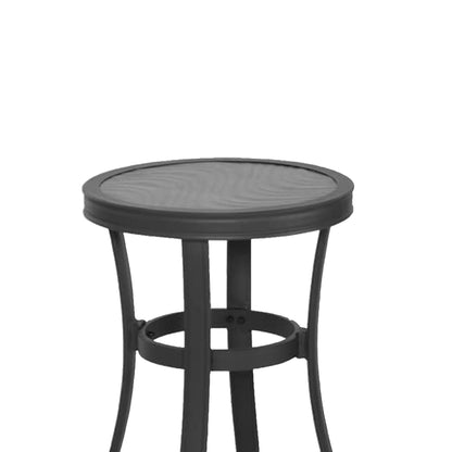 Four Seasons Courtyard Palermo 3 Piece Aluminum Bistro Set with Swivel Rockers