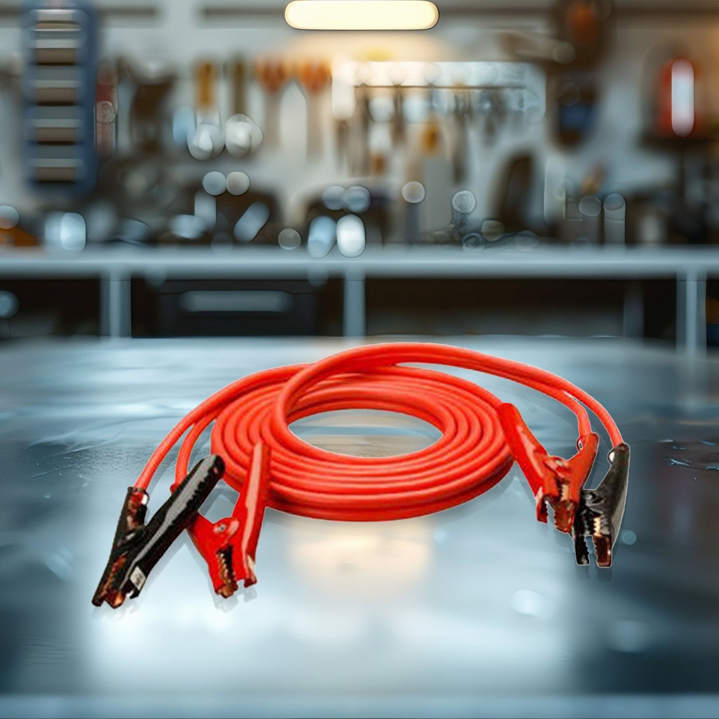 Master Mechanic 2 Pack 20' 4 Gauge Jumper Cable for Roadside Emergency Needs - Find Fresh Goods