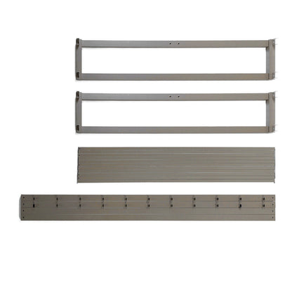 Mellow Ace of Base Metal Platform Low Profile Bed Frame, Round 12 Inch, King