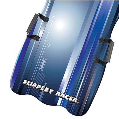Slippery Racer Downhill Falcon Kids Foam Toboggan Snow Sled, Midnight Hologram