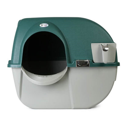 Omega Paw VM-RA15-1-PR Premium Roll 'N Clean Self Cleaning Litter Box, Green