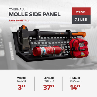 Yakima OverHaul Short Powder Coated Aluminum Molle Side Panel for OverHaul HD - Find Fresh Goods