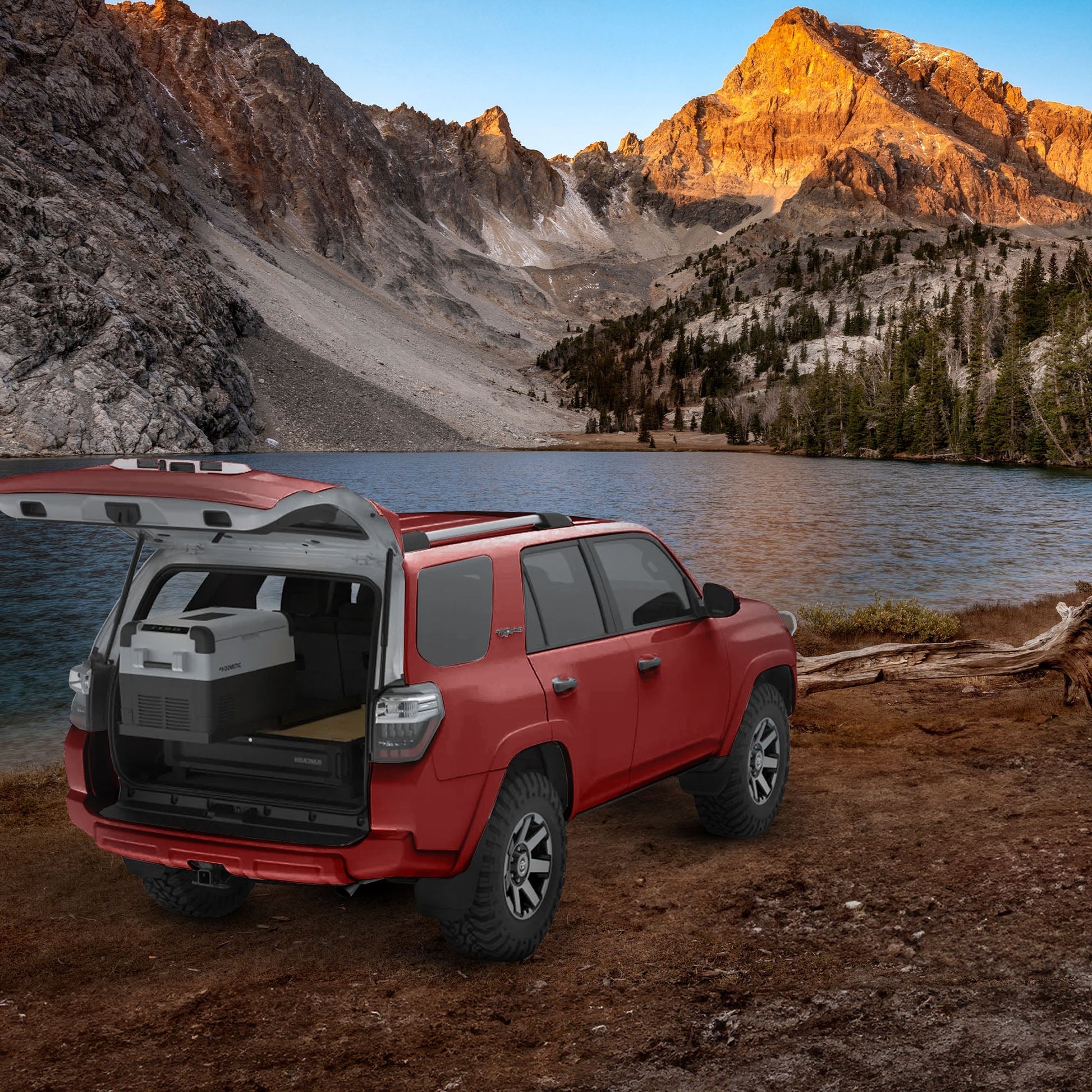 Yakima MOD Fridge Slide Mounting Bracket Kit for Dometic Fridge Slides, Black - Find Fresh Goods